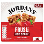 Jordans Frusli Red Berry Cereal Bars 6 x 25g