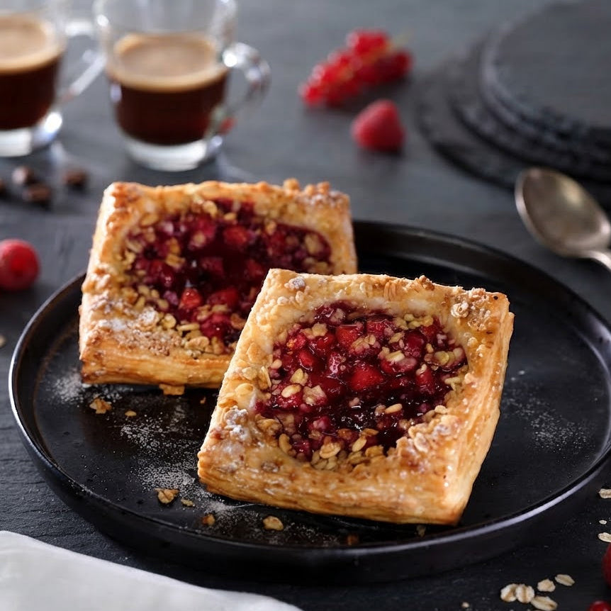 Apple & Blackberry Crumble Danish 2 Pack