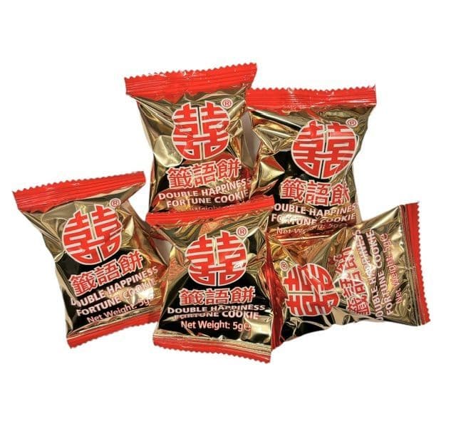 DOUBLE HAPPINESS Fortune Cookies Box, 200x5g