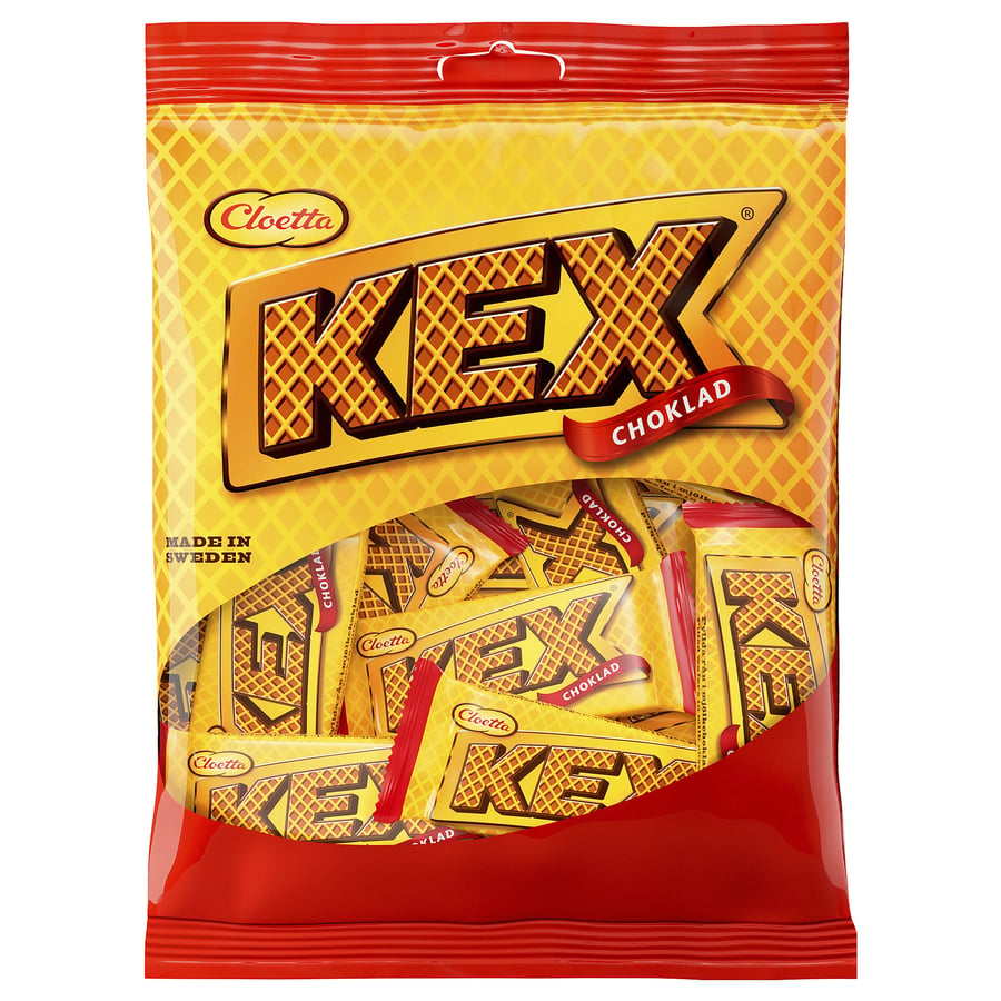 KEXCHOKLAD Crispy Wafer in Milk Chocolate Mini Bag 156g