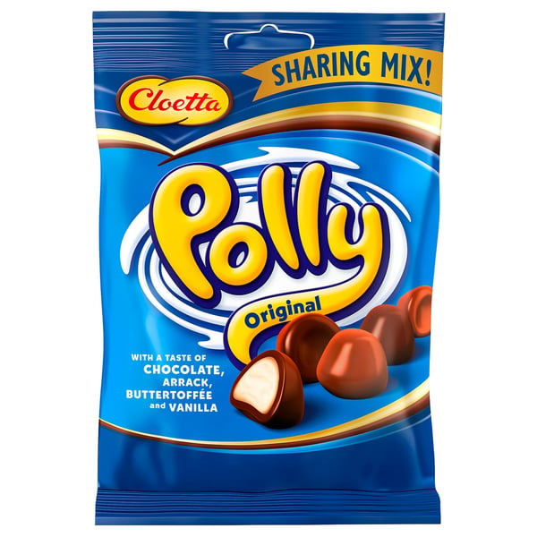 Polly Soft Foam Dragees – Chocolate, Toffee & Vanilla 150g